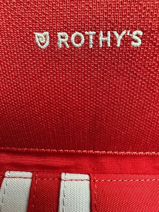 Rothy's Red Gingham Zip Wallet - Picture 2 of 6